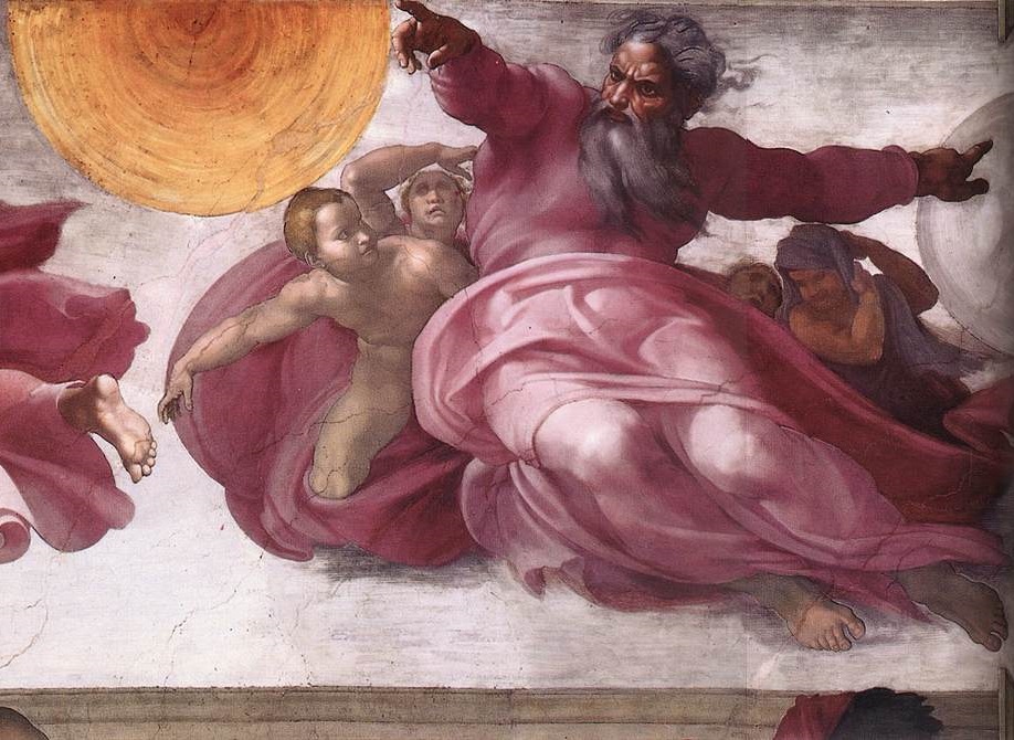 Michelangelo,_Creation_of_the_Sun,_Moon,_and_Plants_01